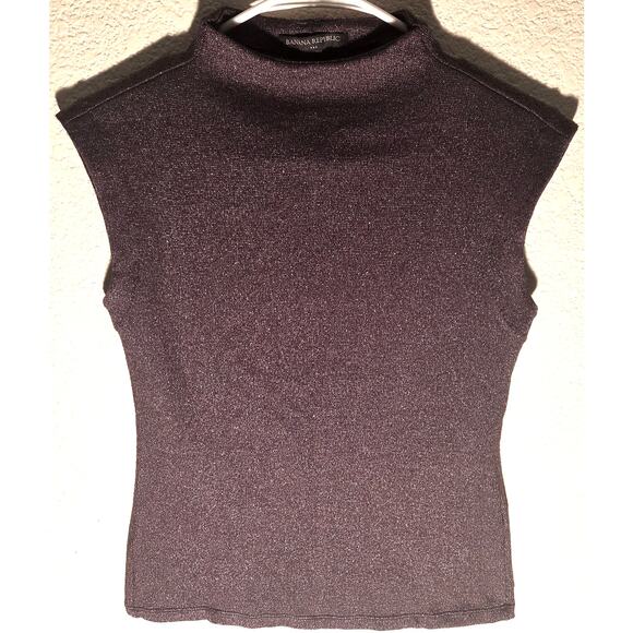 Banana Republic Metallic Shimmer Sleeveless Sweater - XS - Picture 4 of 6
